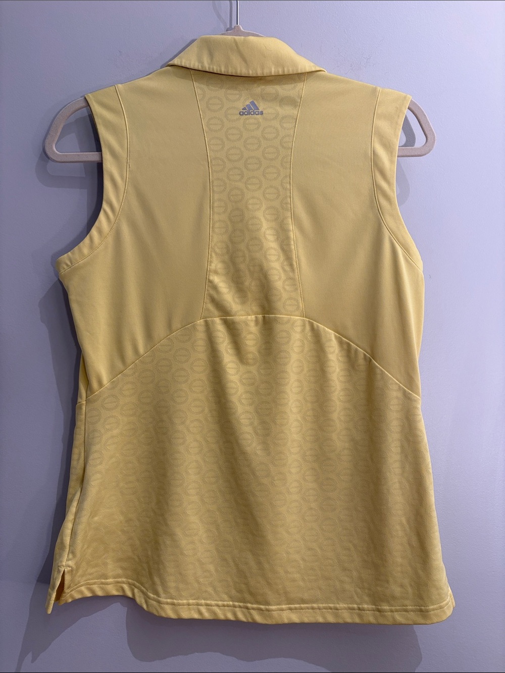 Adidas Golf ClimaCool Sleeveless Polo – Yellow – Women’s Medium - Picture 2 of 4